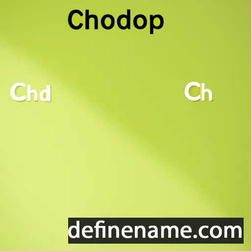 cartoon of the name Chlodochar