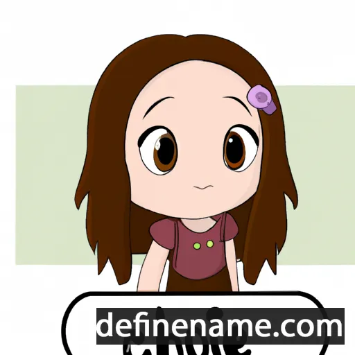 cartoon of the name Chloe