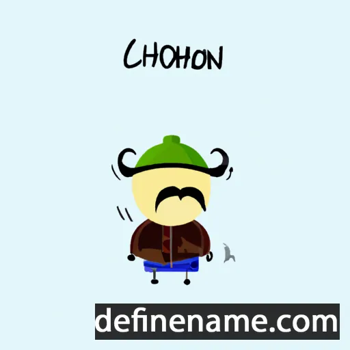 cartoon of the name Cholpon