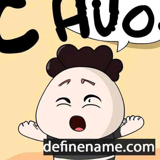 cartoon of the name Chou