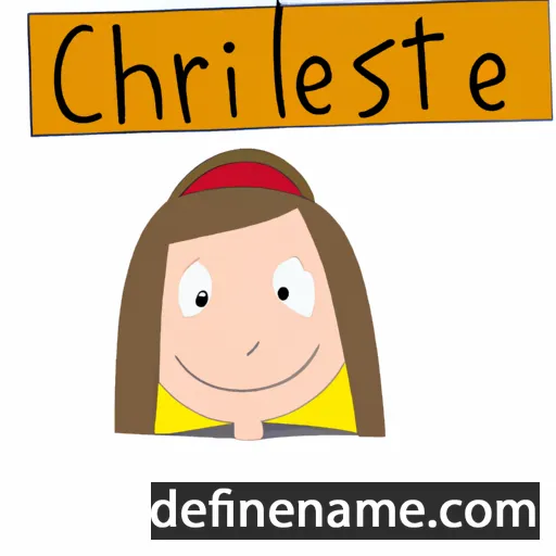 Christel cartoon