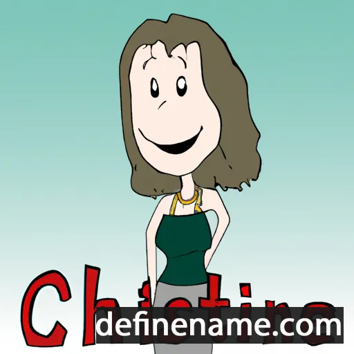 Christine cartoon