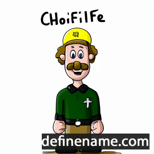 cartoon of the name Christoffel