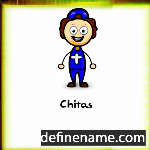 cartoon of the name Christos