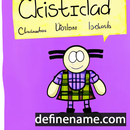 cartoon of the name Ciorstaidh