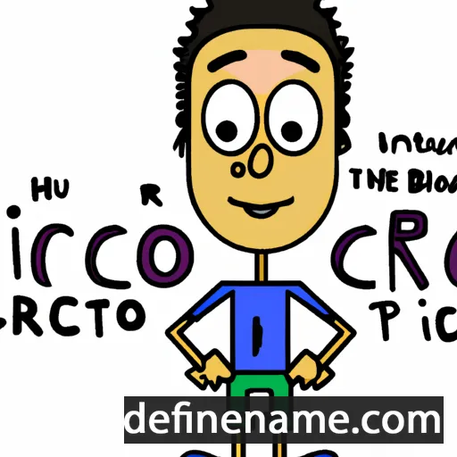 cartoon of the name Ciriaco