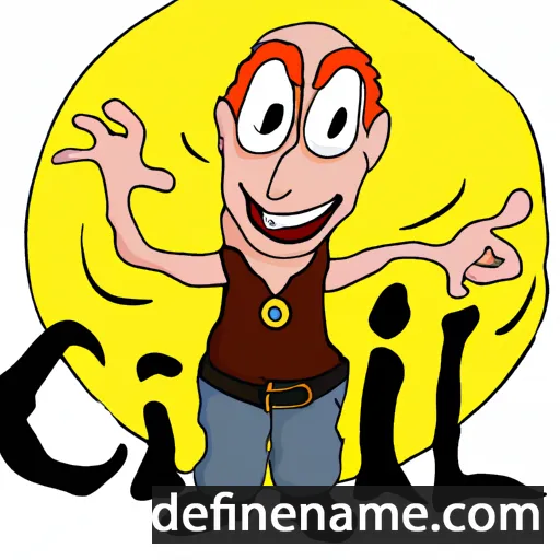 cartoon of the name Ciril