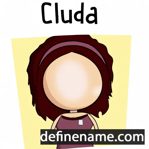 Cláudia cartoon