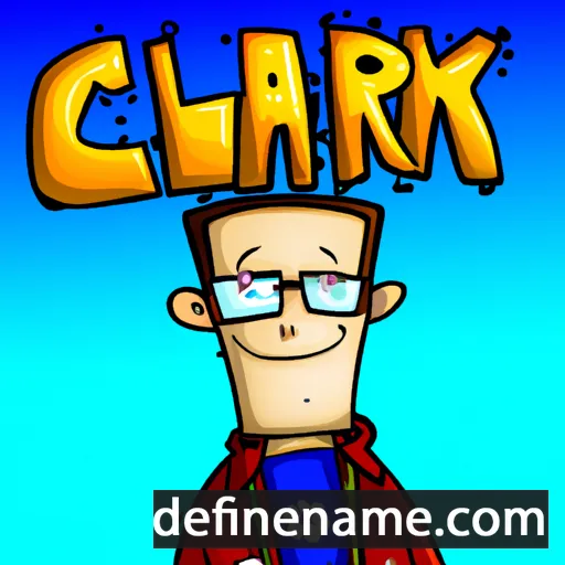 cartoon of the name Clark