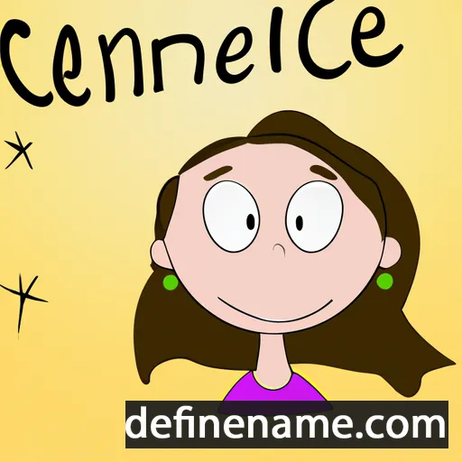 cartoon of the name Clémence