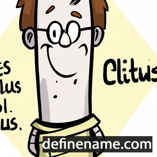 cartoon of the name Cleitus