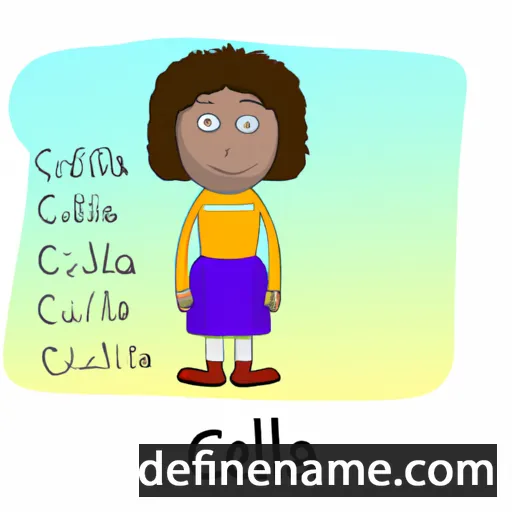 cartoon of the name Clelia