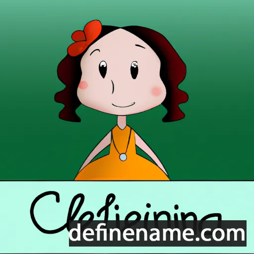 cartoon of the name Clementina