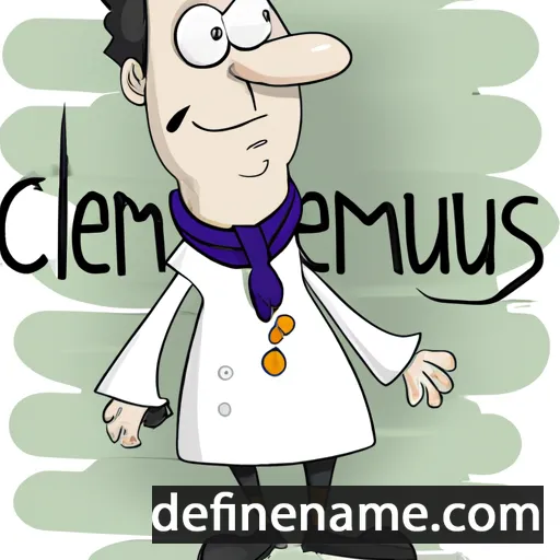 cartoon of the name Clementius