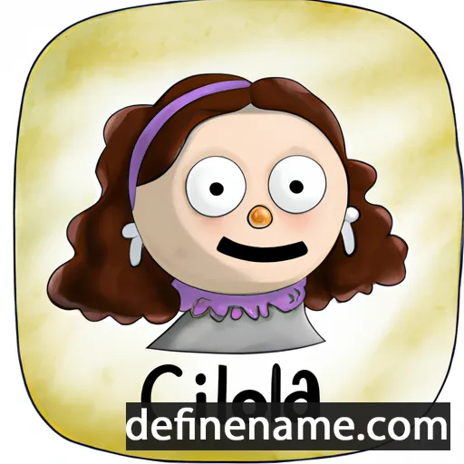 cartoon of the name Clotilda