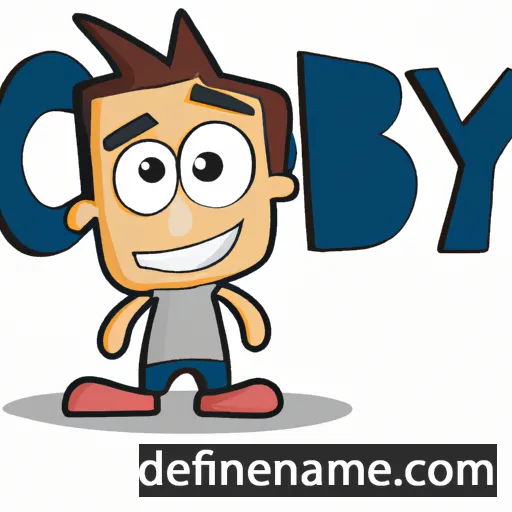 cartoon of the name Coby