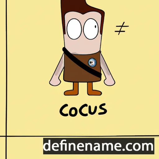 cartoon of the name Coeus