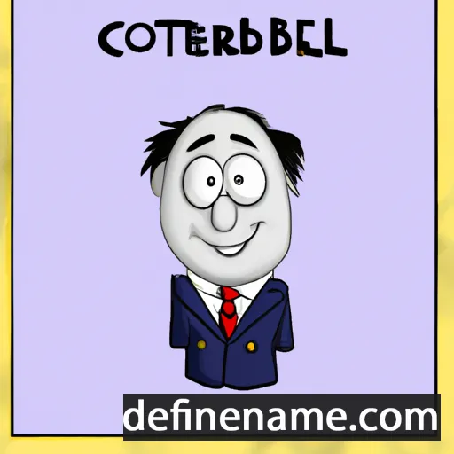 cartoon of the name Colbert