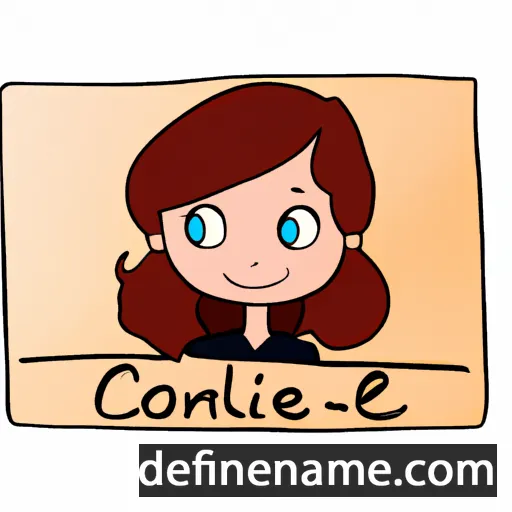 cartoon of the name Coline