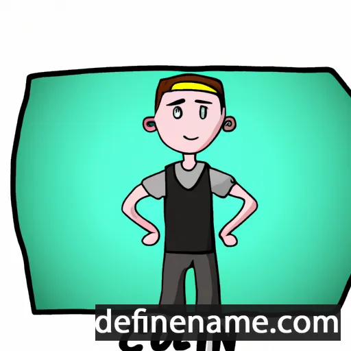 cartoon of the name Collin