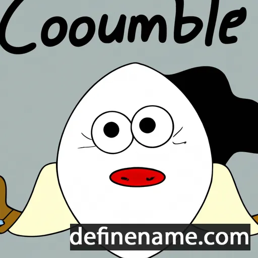 cartoon of the name Colombe