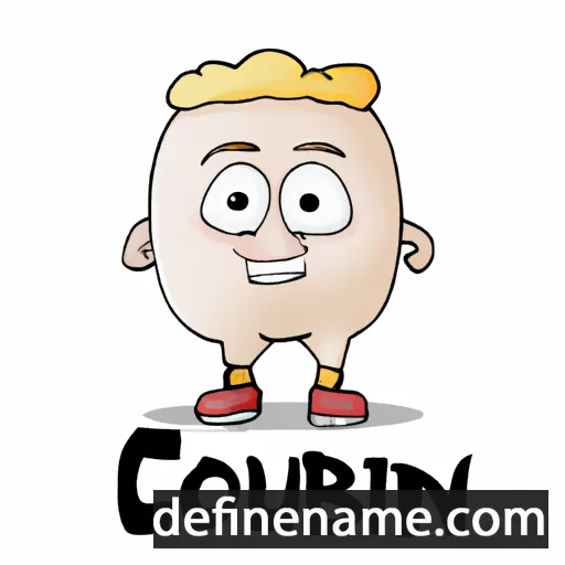 cartoon of the name Columb