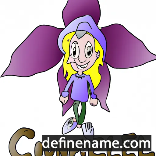 cartoon of the name Columbine