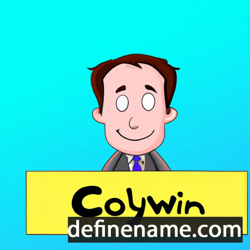 cartoon of the name Colwyn