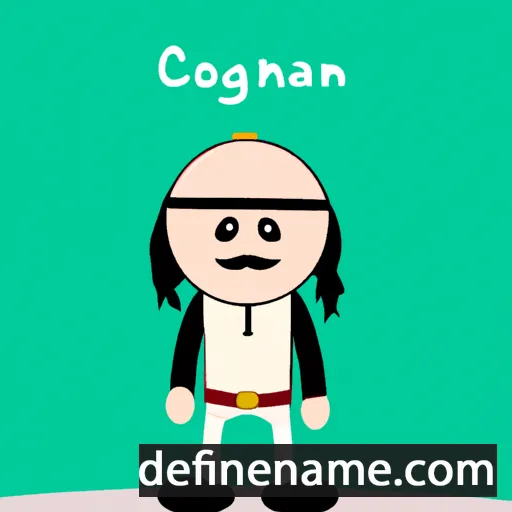 Comhghán cartoon