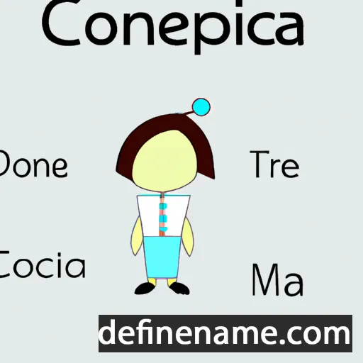 cartoon of the name Concepta