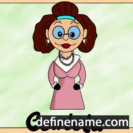 cartoon of the name Concetta