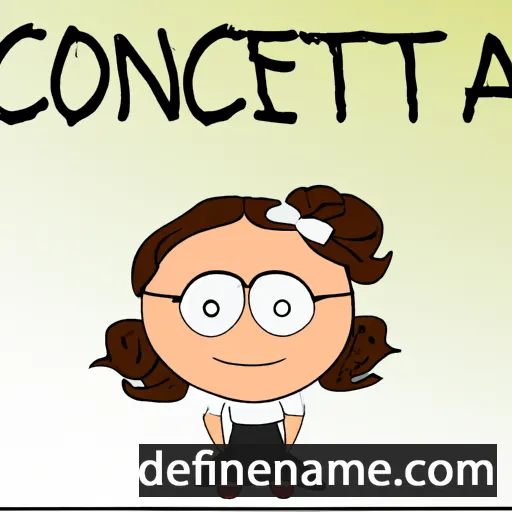 Concettina cartoon