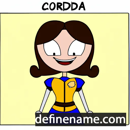 cartoon of the name Concordia