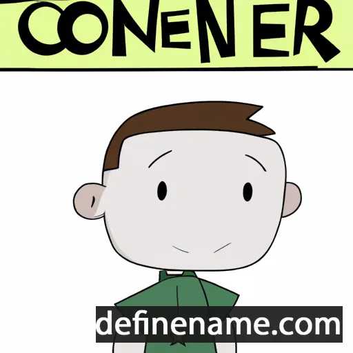 cartoon of the name Conner