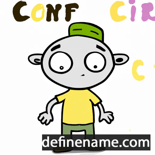 cartoon of the name Conrí