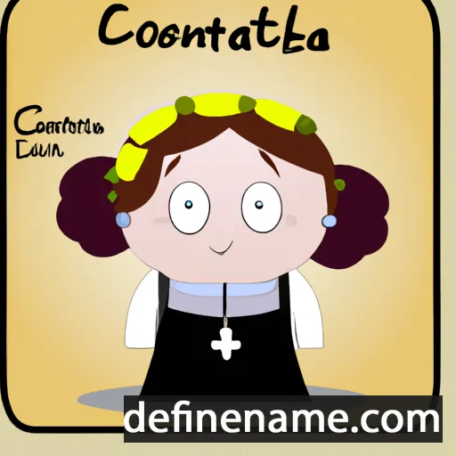 cartoon of the name Consolata