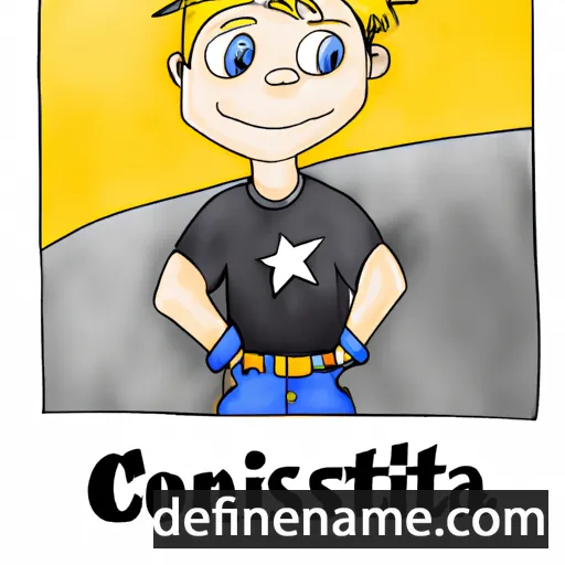 cartoon of the name Constantin