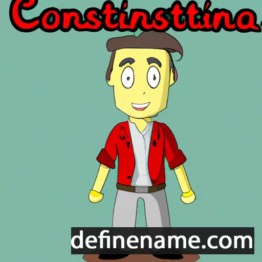 cartoon of the name Constantino