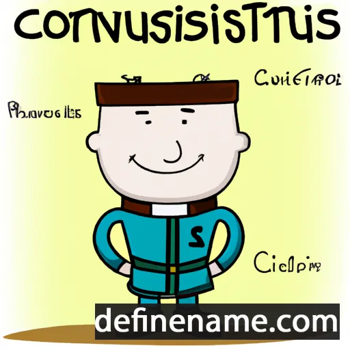 cartoon of the name Constantinus