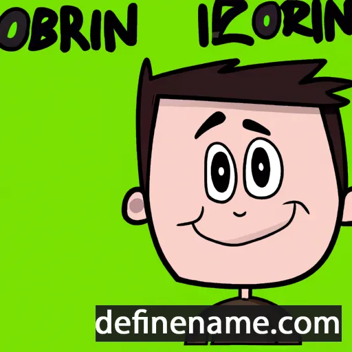 cartoon of the name Corbin