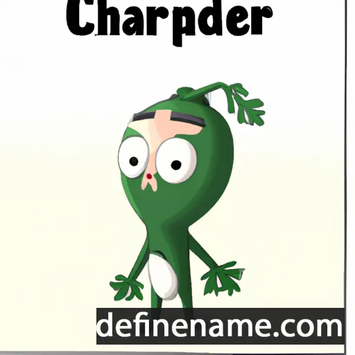 cartoon of the name Coriander