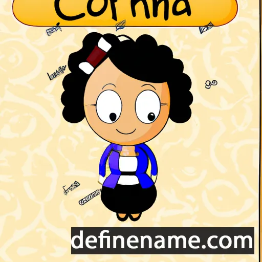 cartoon of the name Corinthia