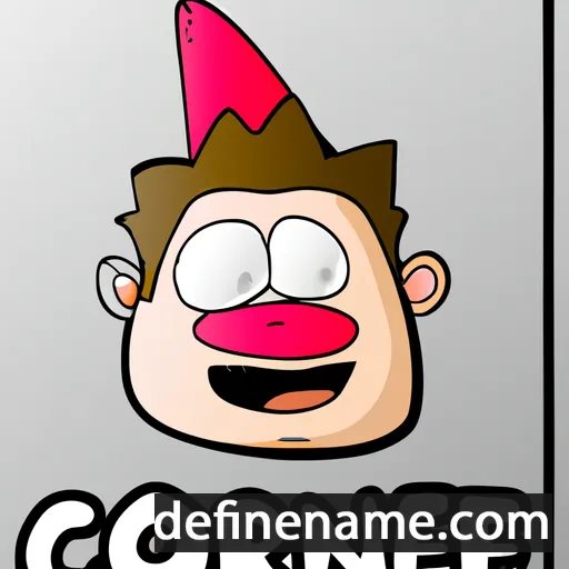 cartoon of the name Corné