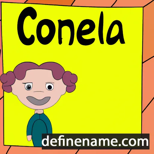 cartoon of the name Cornelia