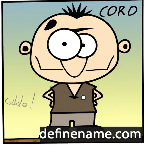 cartoon of the name Corrado