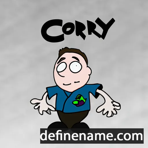 cartoon of the name Cory