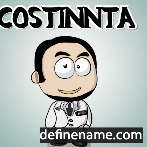 cartoon of the name Costantino