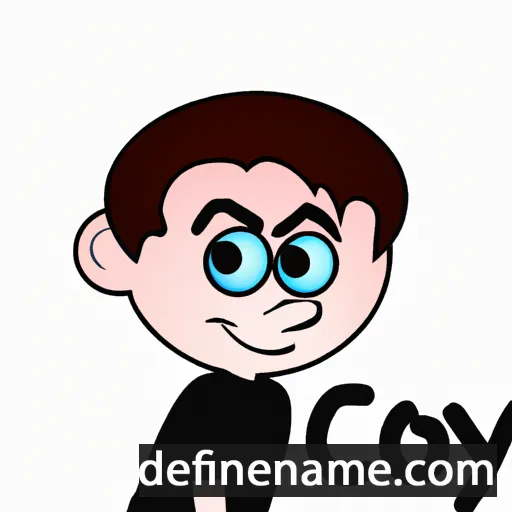 cartoon of the name Coy