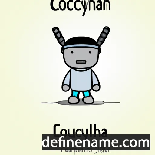 cartoon of the name Coyolxauhqui