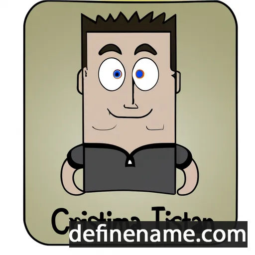 cartoon of the name Cristian